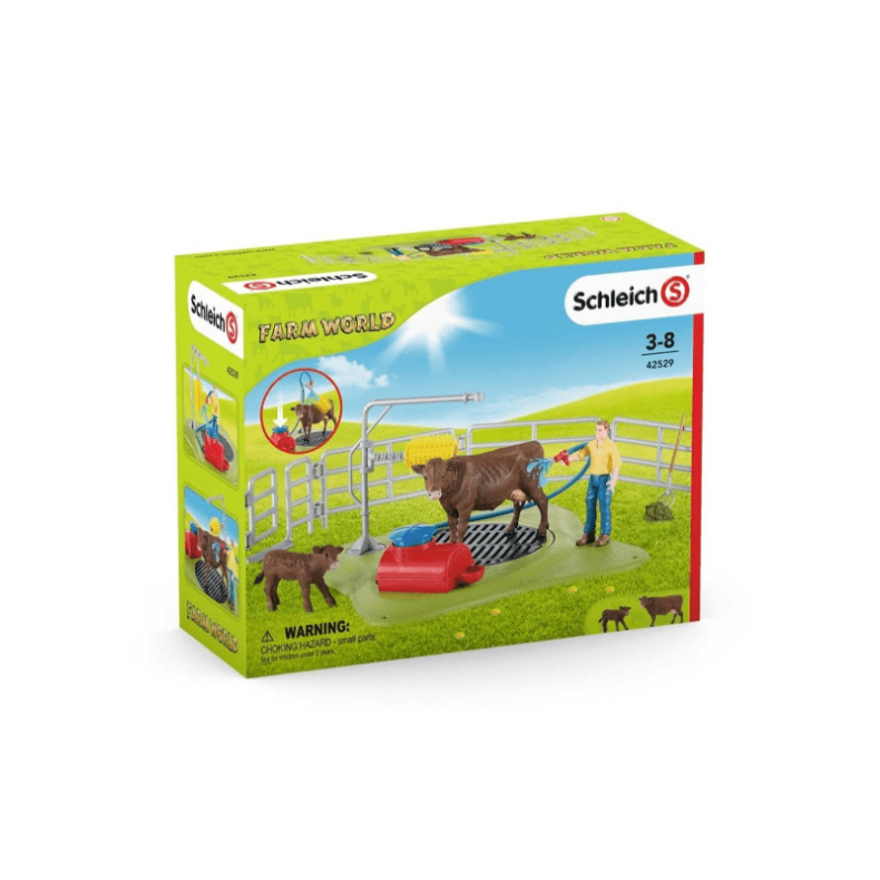 Schleich Farm World  Happy Ko Vask - Legetj - Legekammeraten.dk