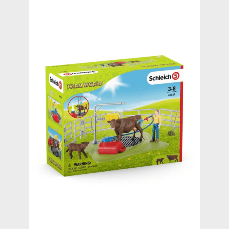 Schleich Farm World  Happy Ko Vask - Leget�j - Legekammeraten.dk