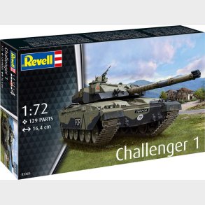 Revell - Challenger 1 Tank Byggest - 1:72 - Level 4 - 03365