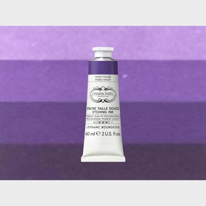 Charbonnel - Etching Ink - Tryksv�rte - Permanent Violet 60 Ml