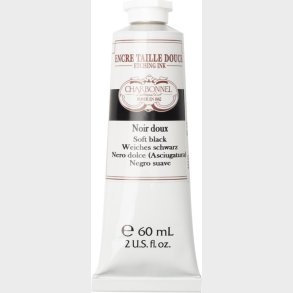 Charbonnel - Etching Ink - Tryksvrte - Soft Black 60 Ml