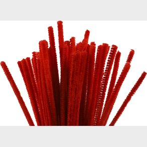 Piberensere - L 30 Cm - B 6 Mm - R�d - 50 Stk.