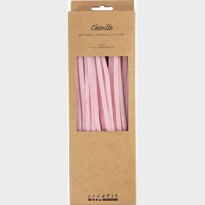 Chenille - L 30 Cm - Tykkelse 6 Mm - Rosa