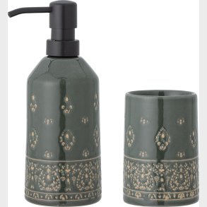 Bloomingville - Cheran Sbedispenser St - Grn - Stentj - 2 Stk