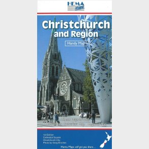Hema Maps - Christchurch And Region - English book