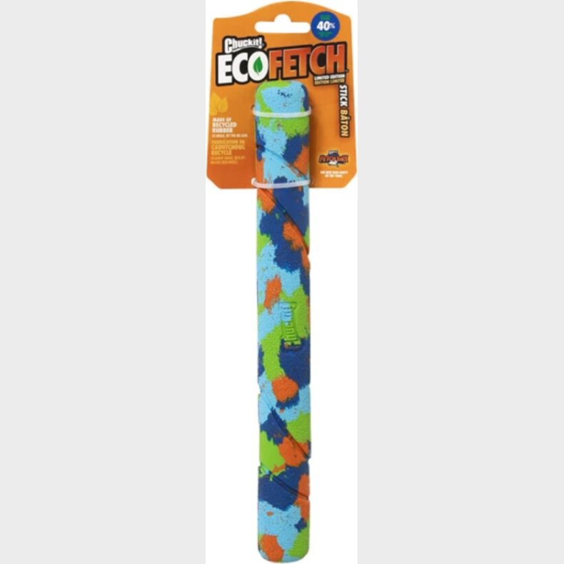 Chuckit - Eco Fetch Stick - Lavet Af Genanvendeligt Gummi  - 28cm