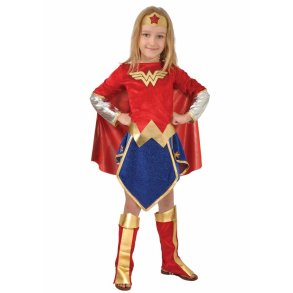Wonder Woman Kostume Til Brn - 135 Cm