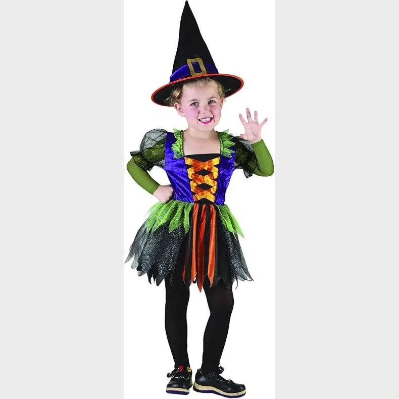 Ciao - Witch Costume With Hat - 3-4 Years
