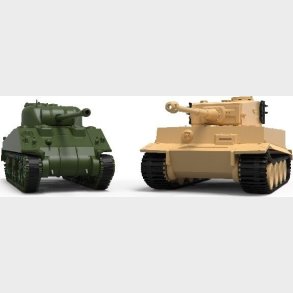 Airfix - Tiger 1 + Sherman Firefly Tanks Bygges�t - 1:72 - A50186