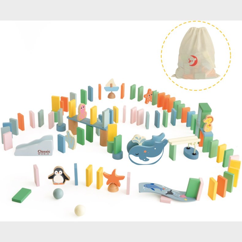 Classic Dominos trspil, hav tema (fra 36 M)