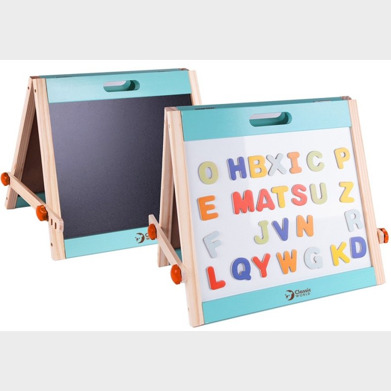 Classic World Bordstaffeli med magnetbogstaver