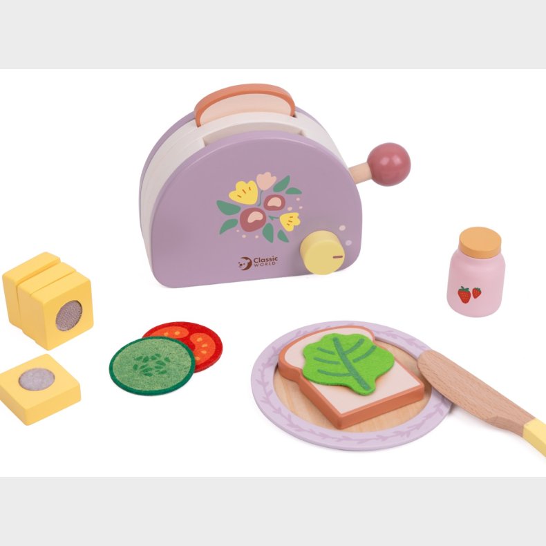 Classic World Grace Brdrister st med tilbehr - Tr legetj