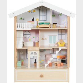 Classic World Happy Villa Tr Dukkehus med tilbehr