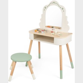 Classic World Magisk Sminkebord med skammel i tr