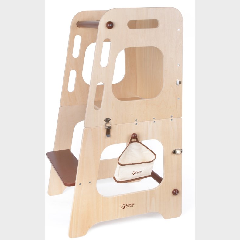 Classic World Multifunktionelt 2-i-1 Kkkentrn / Bord med stol i Tr