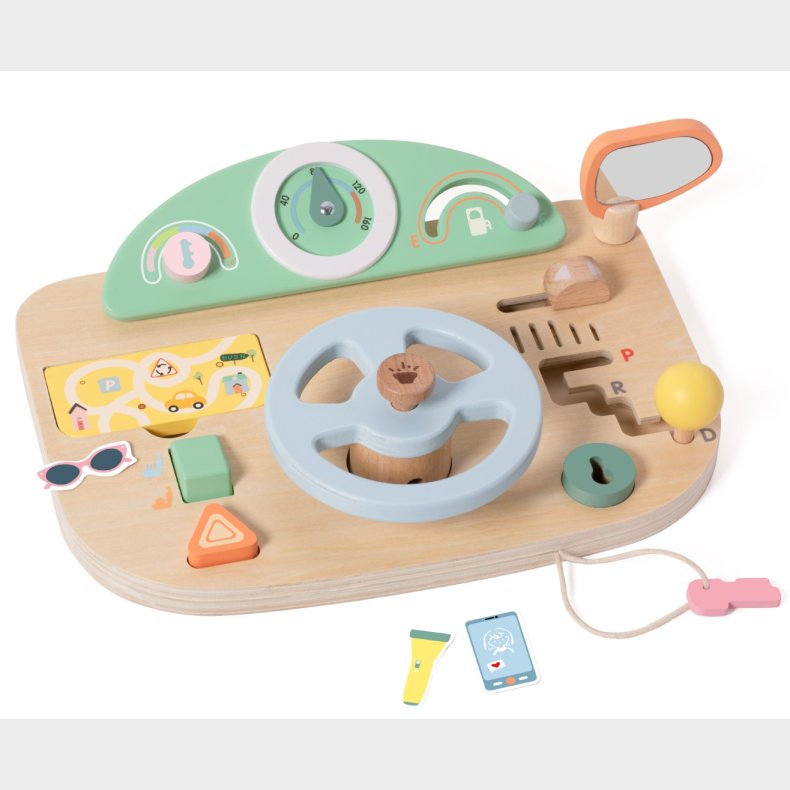 Classic World Tr BilRat med Instrumentbrt aktivitetslegetj (fra 24 mdr.)