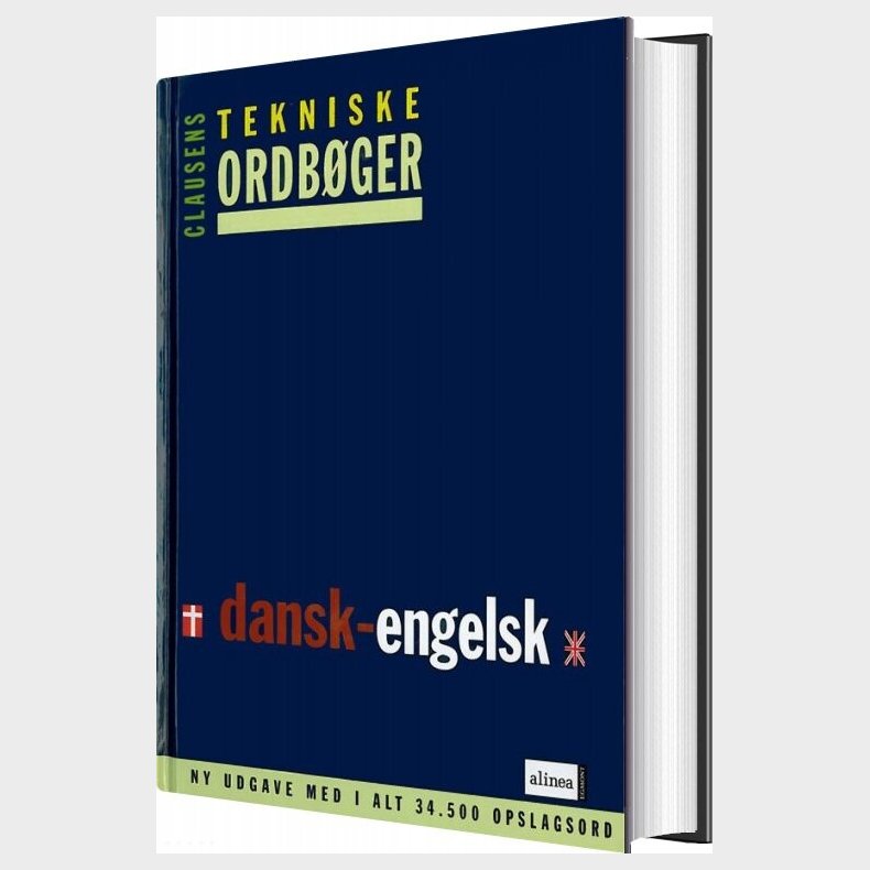 Clausens Tekniske Ordb�ger, Dansk-engelsk - Bog