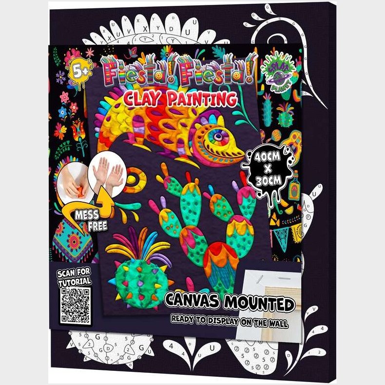 Clay Painting P Lrred - 30x40 Cm - Fiesta - Splat