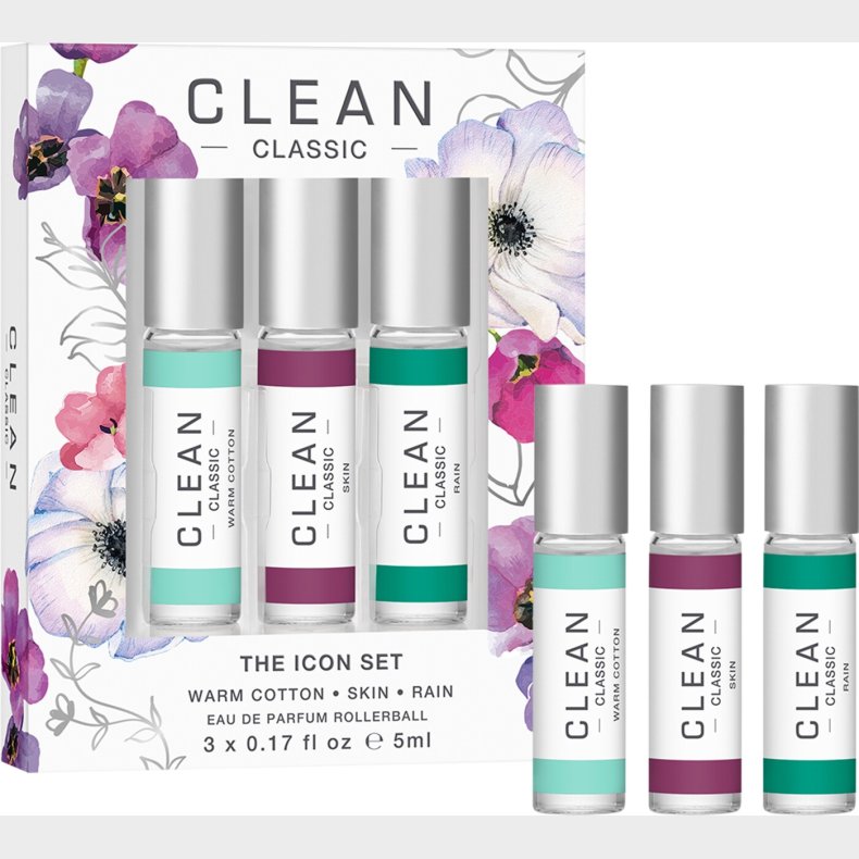 Clean - Classic Layering 3-pack Rollerball Gaveske