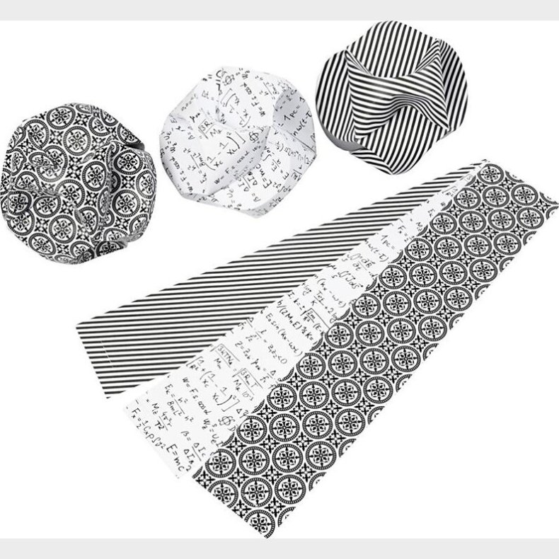 Click Ornamenter -  9 Cm - Str. 5,5x28,4 Cm - 9 St