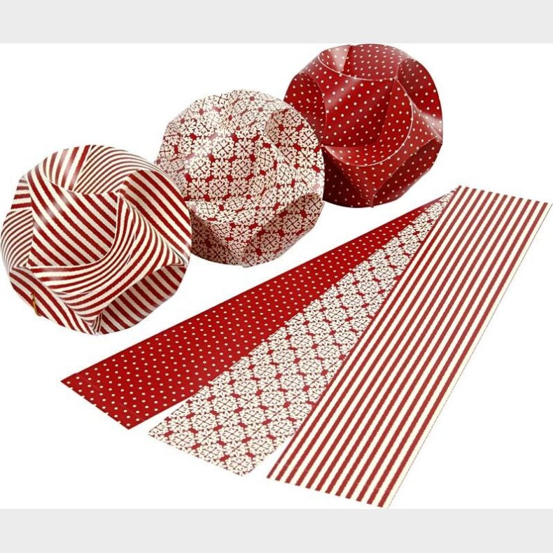 Click Ornamenter -  9 Cm - Str. 5,5x28,4 Cm - 9 St