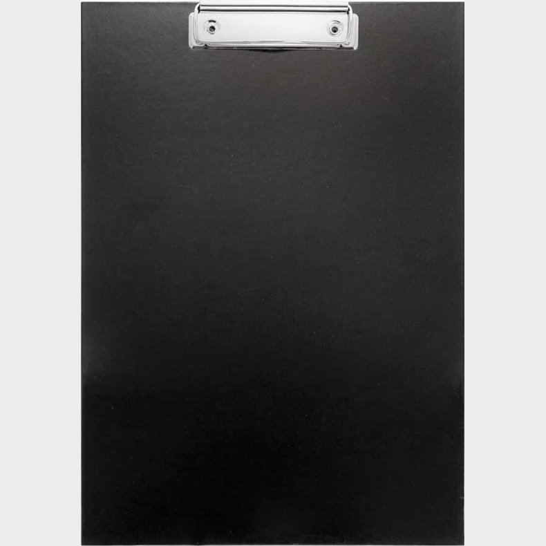 Clipboard A4 - Enkelt - Sort