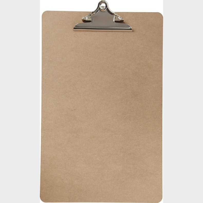 Clipboard/tegneunderlag - A3 - Str. 30x47x0,3 Cm - Slv - 1 Stk.