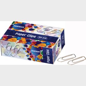 Clips 28 Mm - Metal - 100 Stk Blanke - Centrum