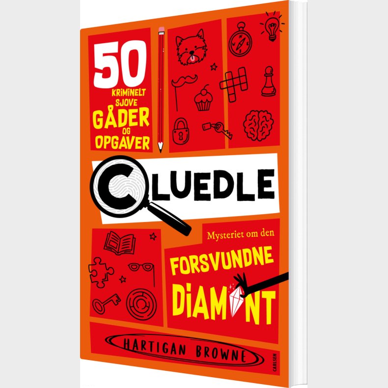 Cluedle: Mysteriet Om Den Forsvundne Diamant - Hartigan Browne - Bog