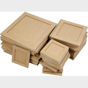 Collageramme - Str. 10x10 + 15x15 + 22x22 Cm - 200 Stk.