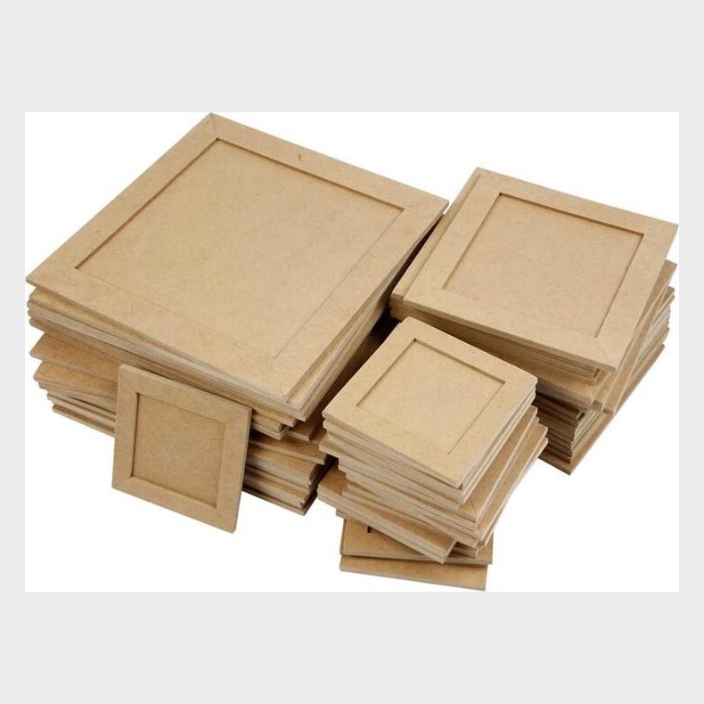 Collageramme - Str. 10x10 + 15x15 + 22x22 Cm - 200 Stk.