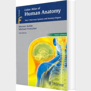 Color Atlas Of Human Anatomy Vol. 3 - Werner Kahle - English Book