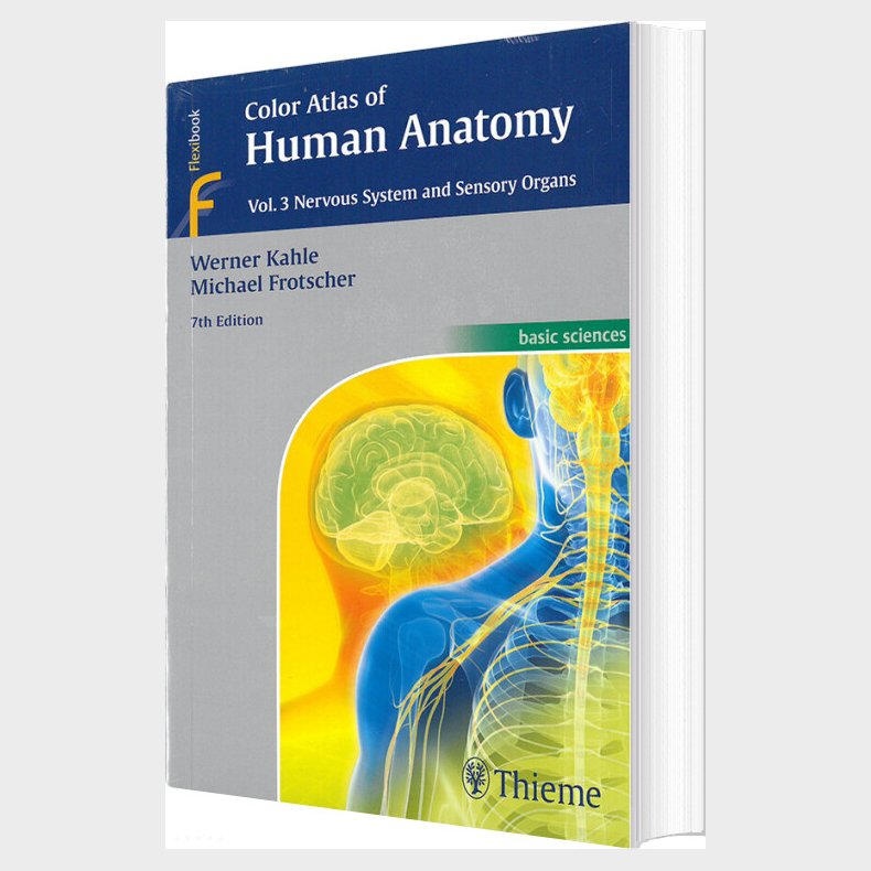 Color Atlas Of Human Anatomy Vol. 3 - Werner Kahle - English Book