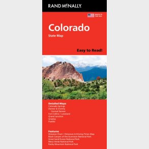 Colorado State Map - Rand Mcnally - English book