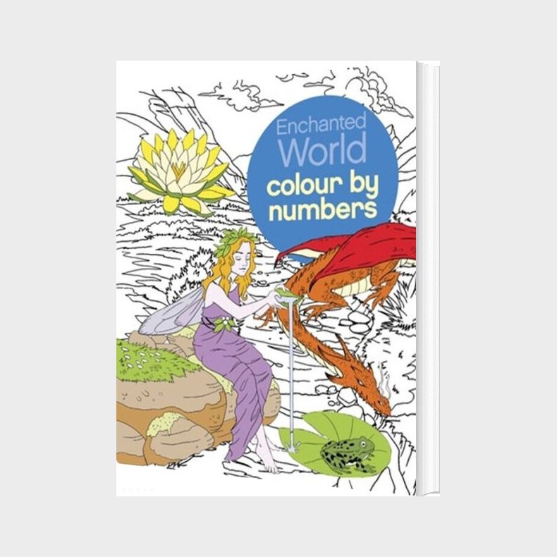 Colour By Numbers: Enchanted World - Sara Storino - English Book