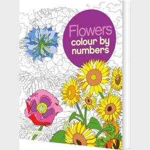 Colour By Numbers: Flowers - Else Lennox - English Book