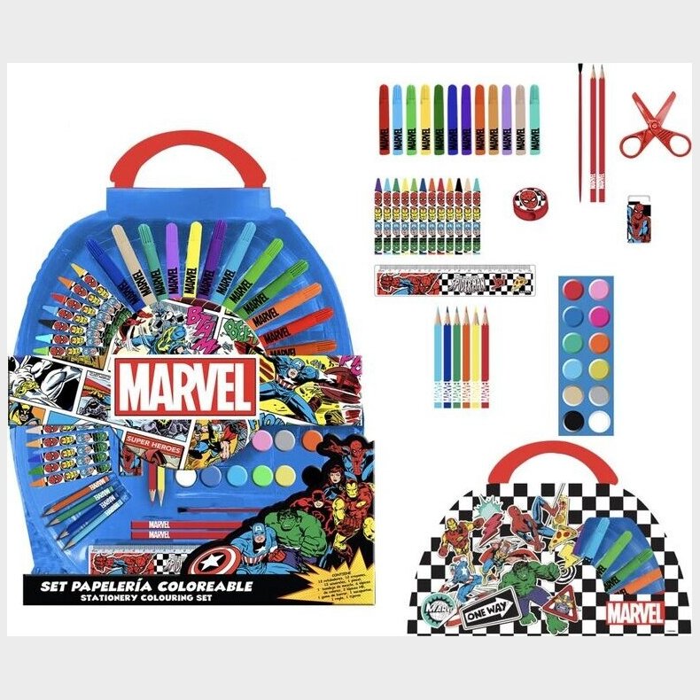 Marvel Avengers - Malekuffert Til Brn - 50 Dele