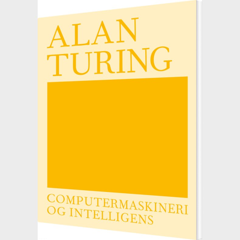 Computermaskineri Og Intelligens - Alan Turing - Bog