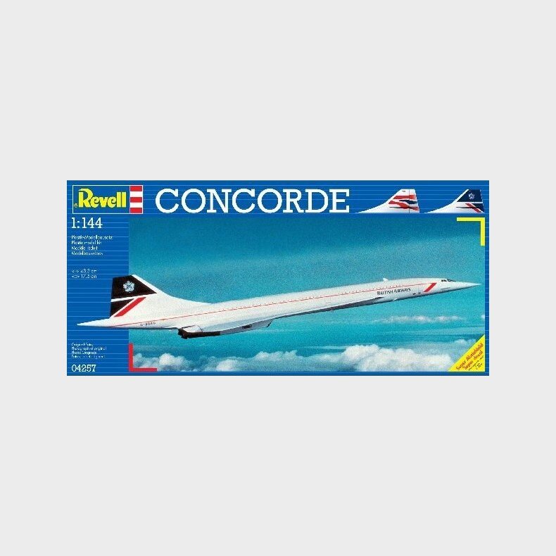Revell - Concorde British Airways Fly - 1:144 - Level 3 - 04257