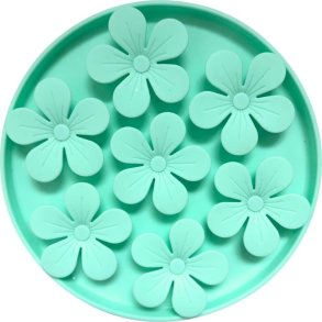 Confetti Dogs - Blomster Slowfeed Slikkemtte 20 X 20 X 2 Cm