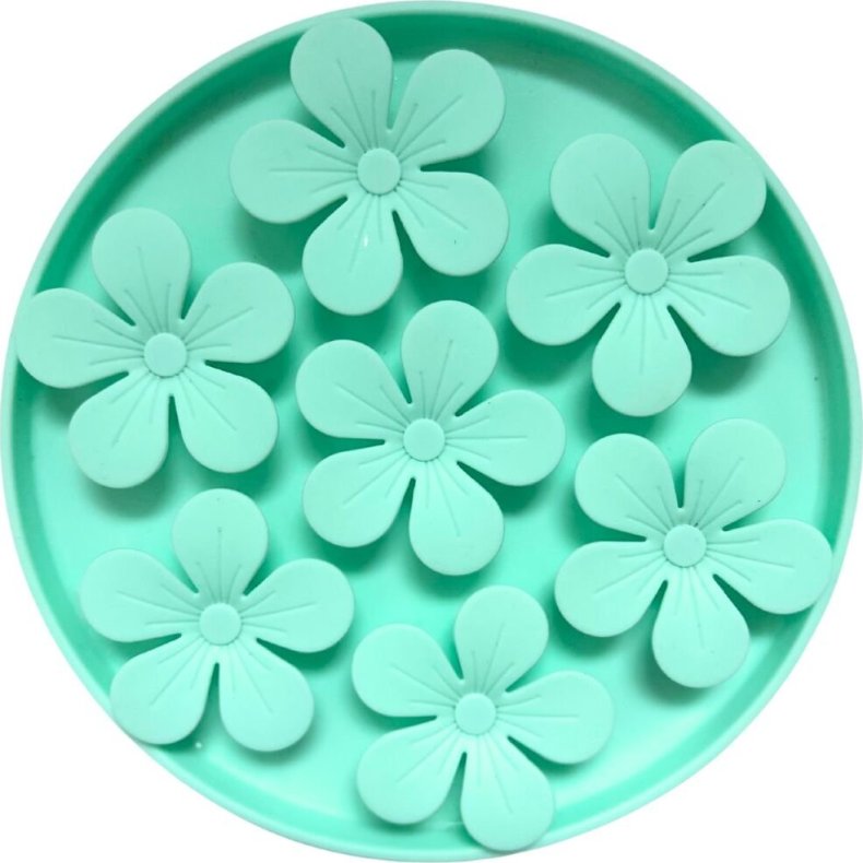 Confetti Dogs - Blomster Slowfeed Slikkemtte 20 X 20 X 2 Cm