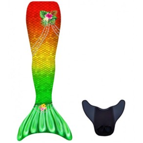 Kuaki Mermaids | Havfruehale - Hale + monofinne, Aloha (XS + S)