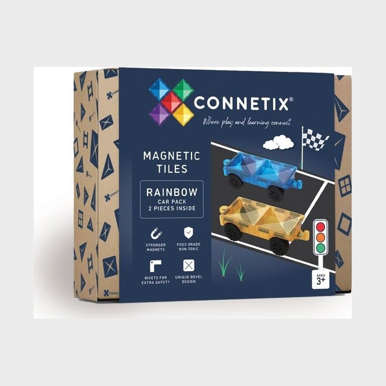 Connetix - Car Pack - Magnetbiler 2 Stk. - (ct-r-00002-ca)