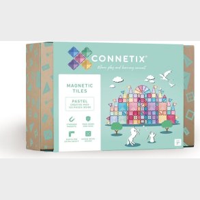 Connetix - Creative Pack - Magnets�t 120 Dele - Pastel (ct-p-00120-cr)