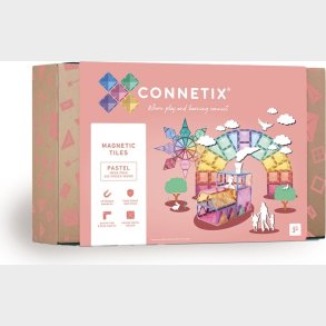 Connetix - Mega Pack Magnetst 202 Dele Pastel - (ct-p-00202-me)
