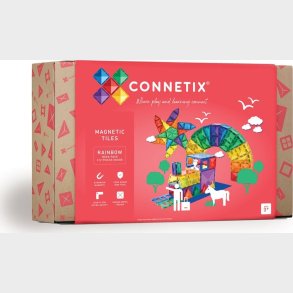 Connetix - Mega Pack Magnetst 212 Dele - Rainbow (ct-r-00212-me)