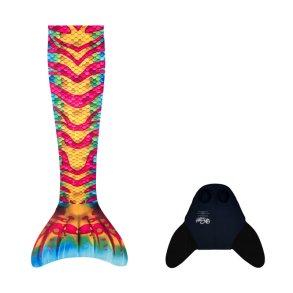 Kuaki Mermaids | Havfruehale - Hale + monofinne, Coral (XS + S)