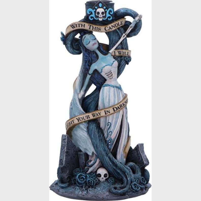 Corpse Bride With This Candle Vow Candle Holder