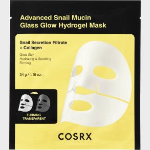 Cosrx - Advanced Snail Mucin Glass Glow Hydrogel Mask - 1 Stk