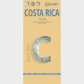 Costa Rica - Borch Maps  - English book